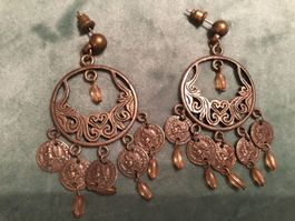 Boucles d’oreilles clou style indien