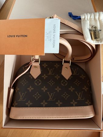 Louis Vuitton Alma BB braun guter Zustand + Quittung und Box