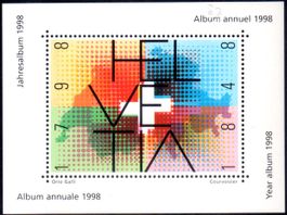 1998 JAHRESVIGNETTE ** - BL355