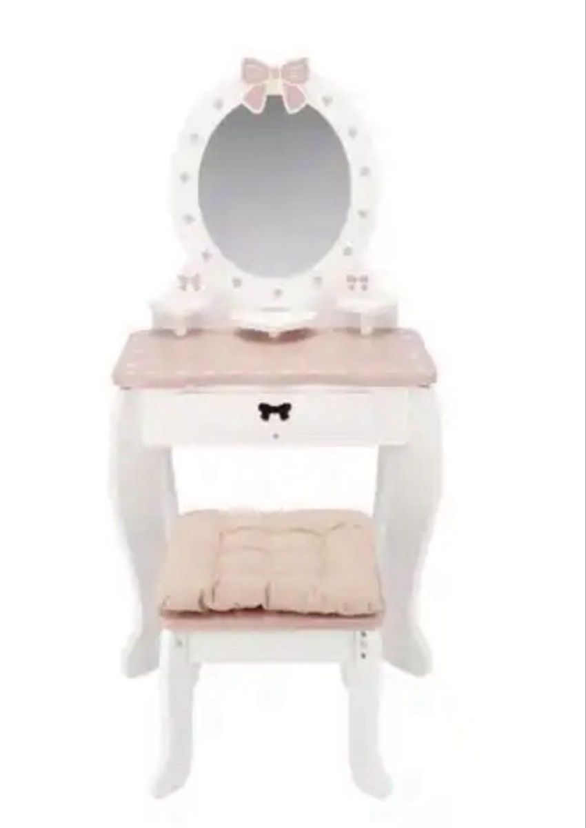 Tavoli da trucco: Kindersminktisch, mit Spiegel und Hocker – Nuovo (secondo la descrizione) da Mülligen venduto da fashion_it