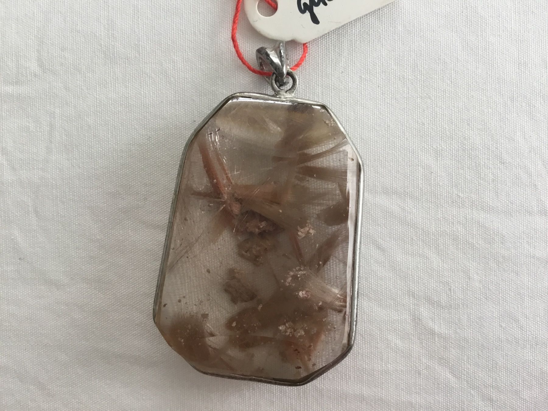 Minerali & Pietre curative: Anhänger Rutilquarz Heilstein – Nuovo e nell'imballaggio originale da Doppleschwand venduto da Fortuna5859