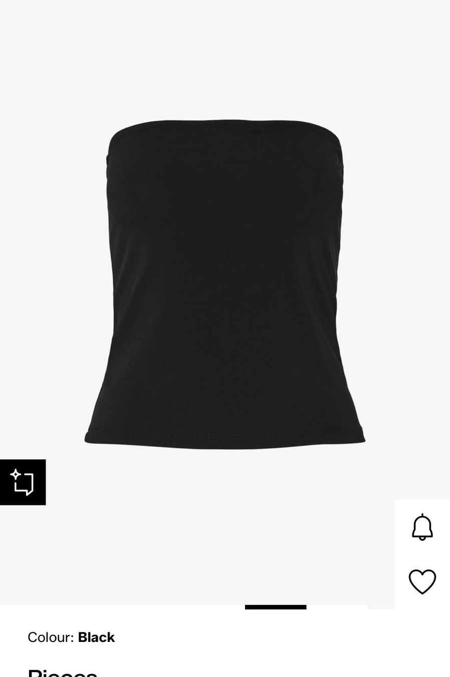 Zalando Top: Black tube top from Zalando – Nuovo e nell'imballaggio originale da Bachenbülach venduto da cookiecutter 1