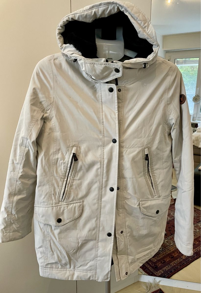 Fuchs Schmitt Giacche: Fuchs Schmitt Solarball Winterjacke hellbeige Gr. 36 – Usato da Zürich venduto da MarciaBraz