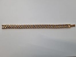 Elegantes Armband goldfarben Zirkonia Marke: B, Länge 21 cm