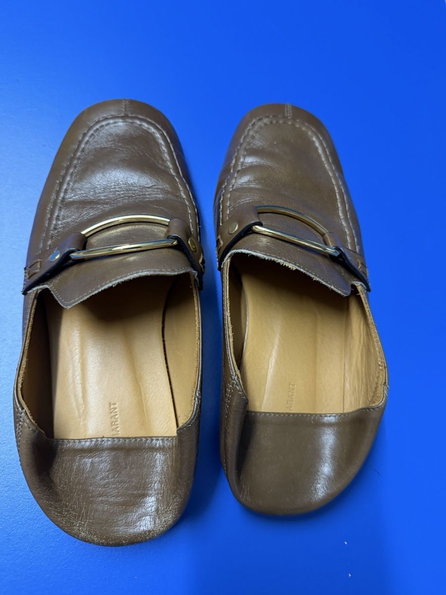 Isabel Marant Scarpe da donna: Isabel Marant loafers, brown leather – Usato da Herrliberg venduto da Tubalp 3