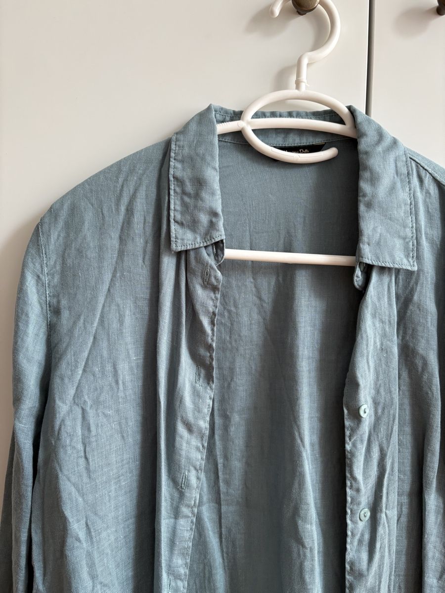 Massimo Dutti Camicette: Leinenhemd blau, Grösse 36, Massimo Dutti – Usato da Zürich venduto da Sera.13 2