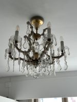 Elegante Vintage Kristall Leuchter - Top Zustand! Elektrisch