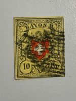1850 Rayon II ohne Kreuzeinfassung ZNr. 16II E/12 RO/Mi 8II