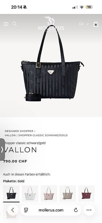 Sacs femmes: Maison Mollerus Tasche schwarz – D'occasion à Zürich par yam_f96s