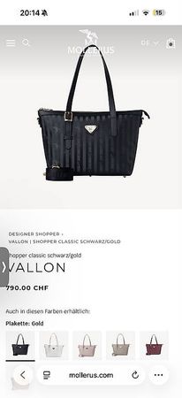 Maison Mollerus Tasche schwarz