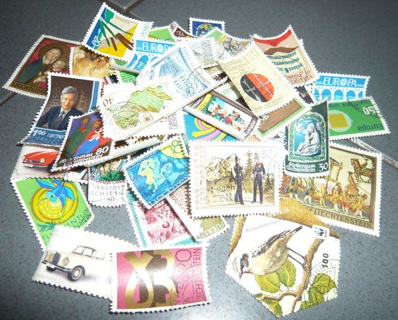 Tutti i francobolli: Briefmarken Liechtenstein, Schweiz, diverses – Usato da Ruggell venduto da Dolce9 1