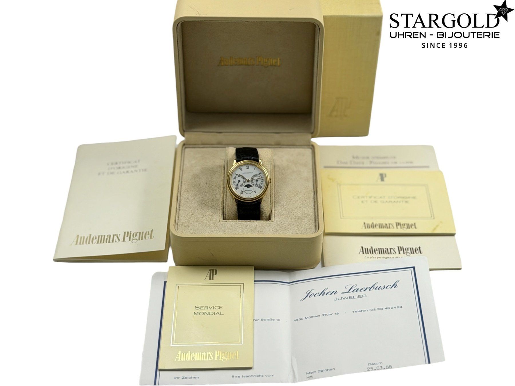 Audemars Piguet Uhren: Audemars Piguet Day-Date Moonphase - 25589BA – Gebraucht aus Zürich von Stargold-Uhren 9