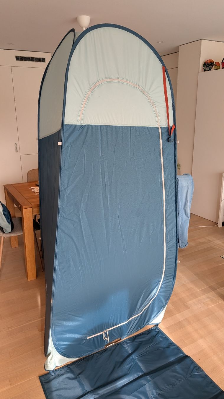 Decathlon Zelte: Duschkabine Quechua Seconds blau – Gebraucht aus Zürich von Stanislaw 1