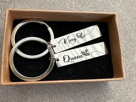 Schlüsselanhänger King & Queen Set neu