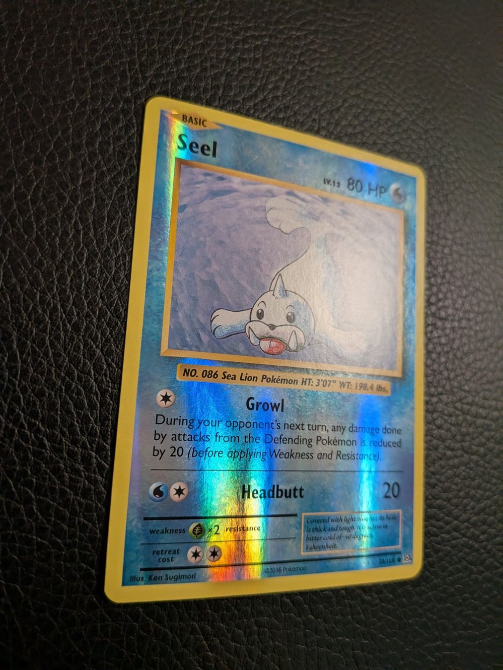 Pokémon Sammelbilder & Trading cards: Evolutions Seel reverse 28/108 Ab 1 – Gebraucht aus Paradiso von Pkmn10 1