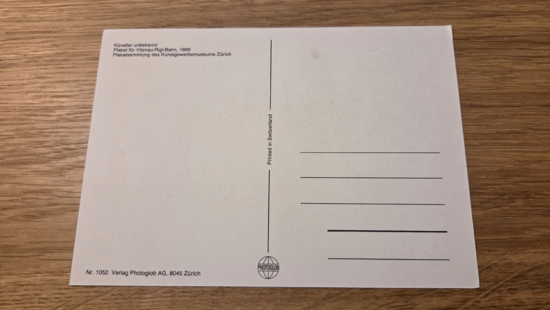 Alle Briefmarken: 1987 Maximumkarte Vitznau-Rigi-Bahn – Gebraucht aus Arni AG von Moth68 1