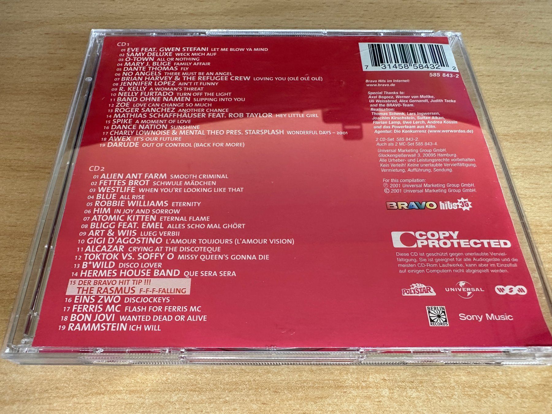 CD: Various – Bravo Hits 35 - 2 CD – Usato da Rikon im Tösstal venduto da Alpenmutz 1