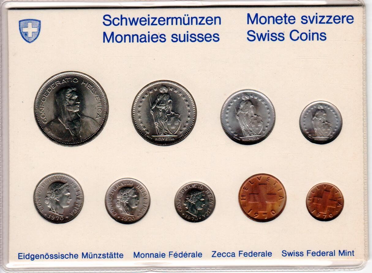 Toutes les monnaies: Münzsatz 1970 – D'occasion à Wolhusen par Curver9 1