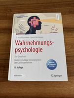 Wahrnehmungspsychologie Goldstein 10. Auflage – neuwertig