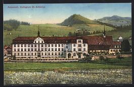Appenzell, Blick zum Kollegium St. Anton