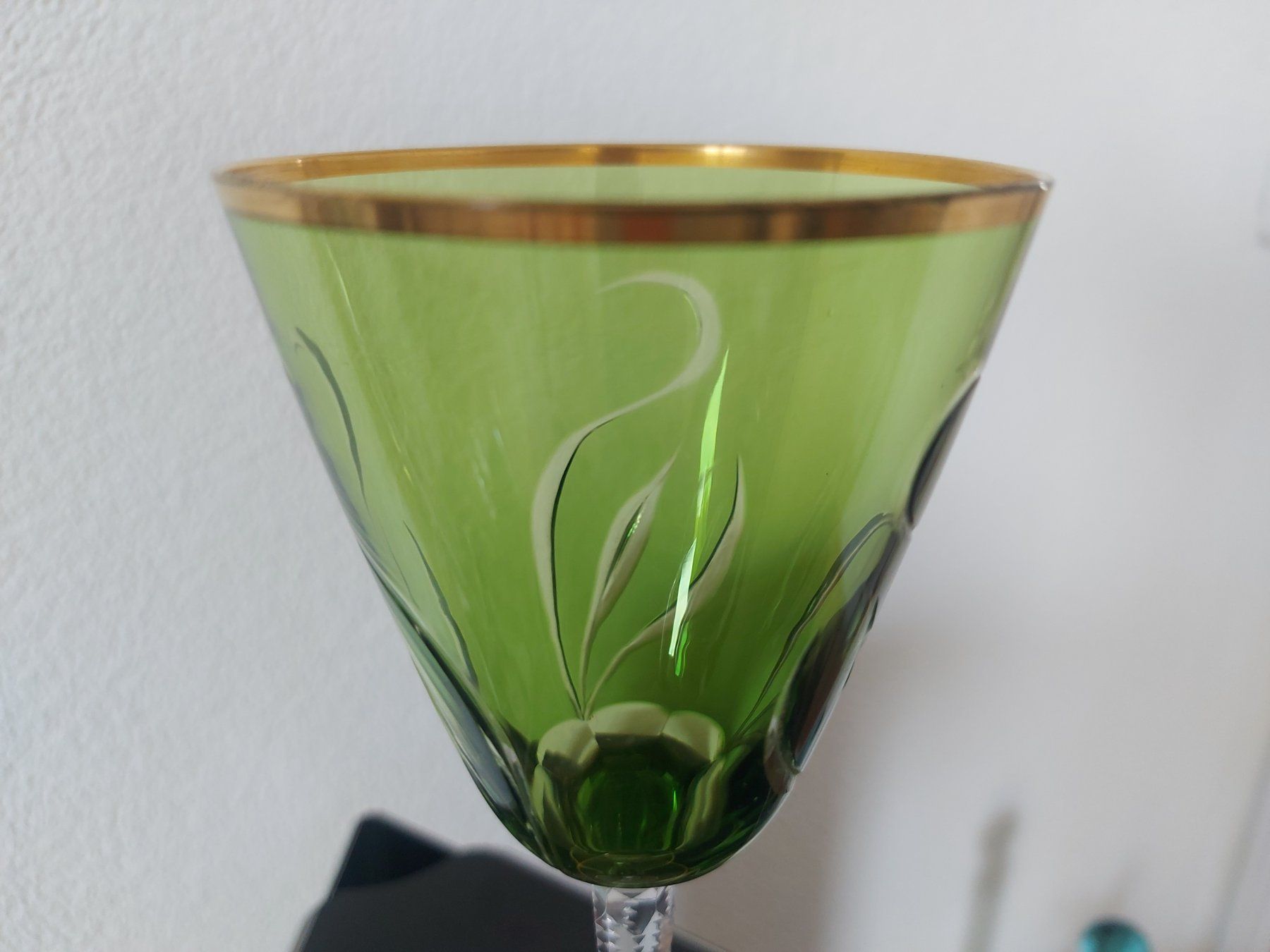 Lambert Bicchieri: Weinglas, Val Saint Lambert circa 1905 Jugendstil – Usato da Pfäffikon ZH venduto da eric0113 6