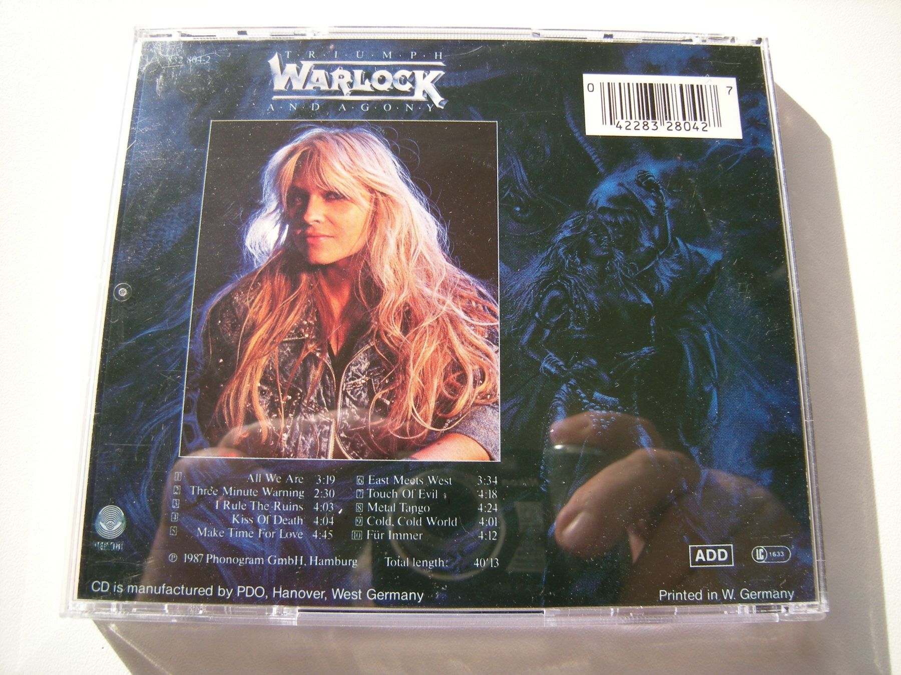 CDs: WARLOCK - Triumph and Agony – D'occasion à Basel par Ceebee62 1