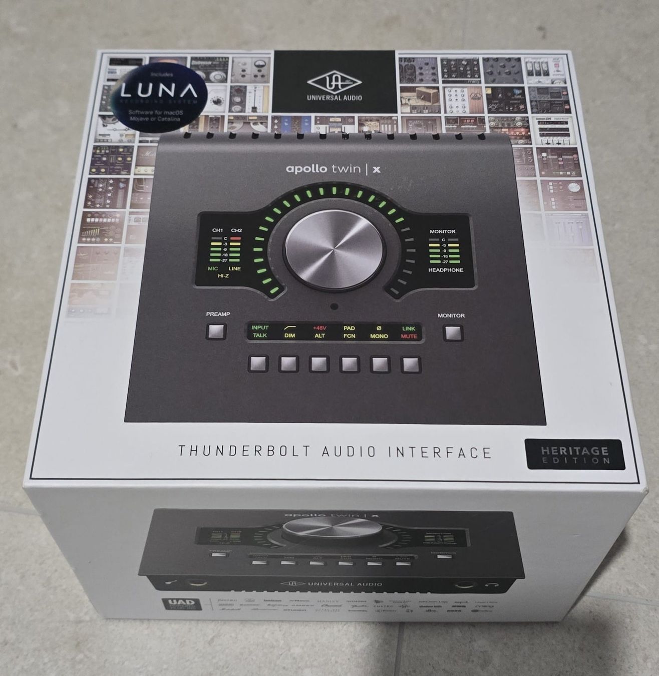 Universal Audio Studioequipment: Interface Apollo Twin X Quad Heritage Edition + Plugins – Neu (gemäss Beschreibung) aus Utzigen von Santacruz951