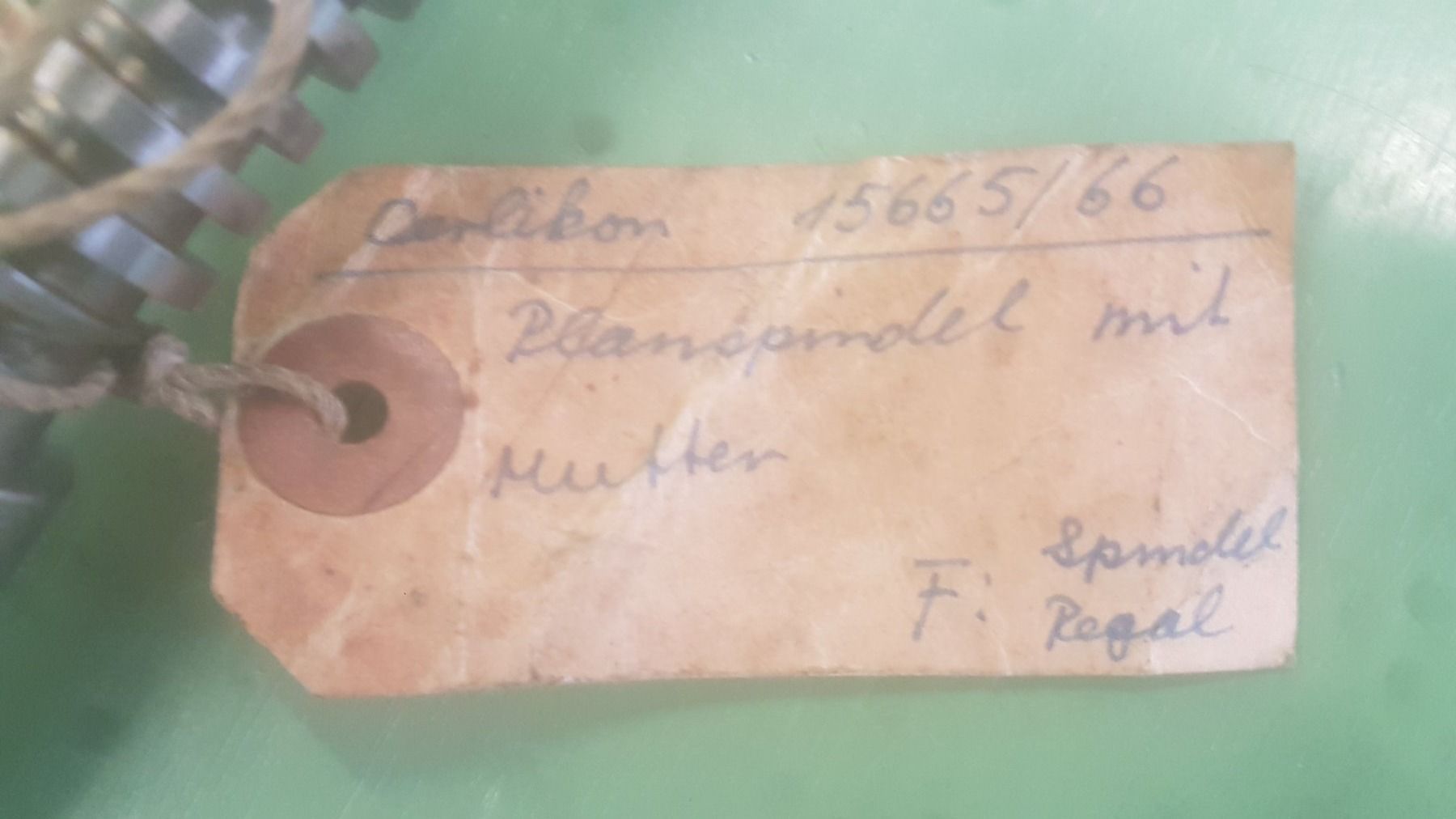Metall- & Schlosserei Sonstiges: Planschlittenspindel Oerlikon – Neu (gemäss Beschreibung) aus Stadel von Nwt 1