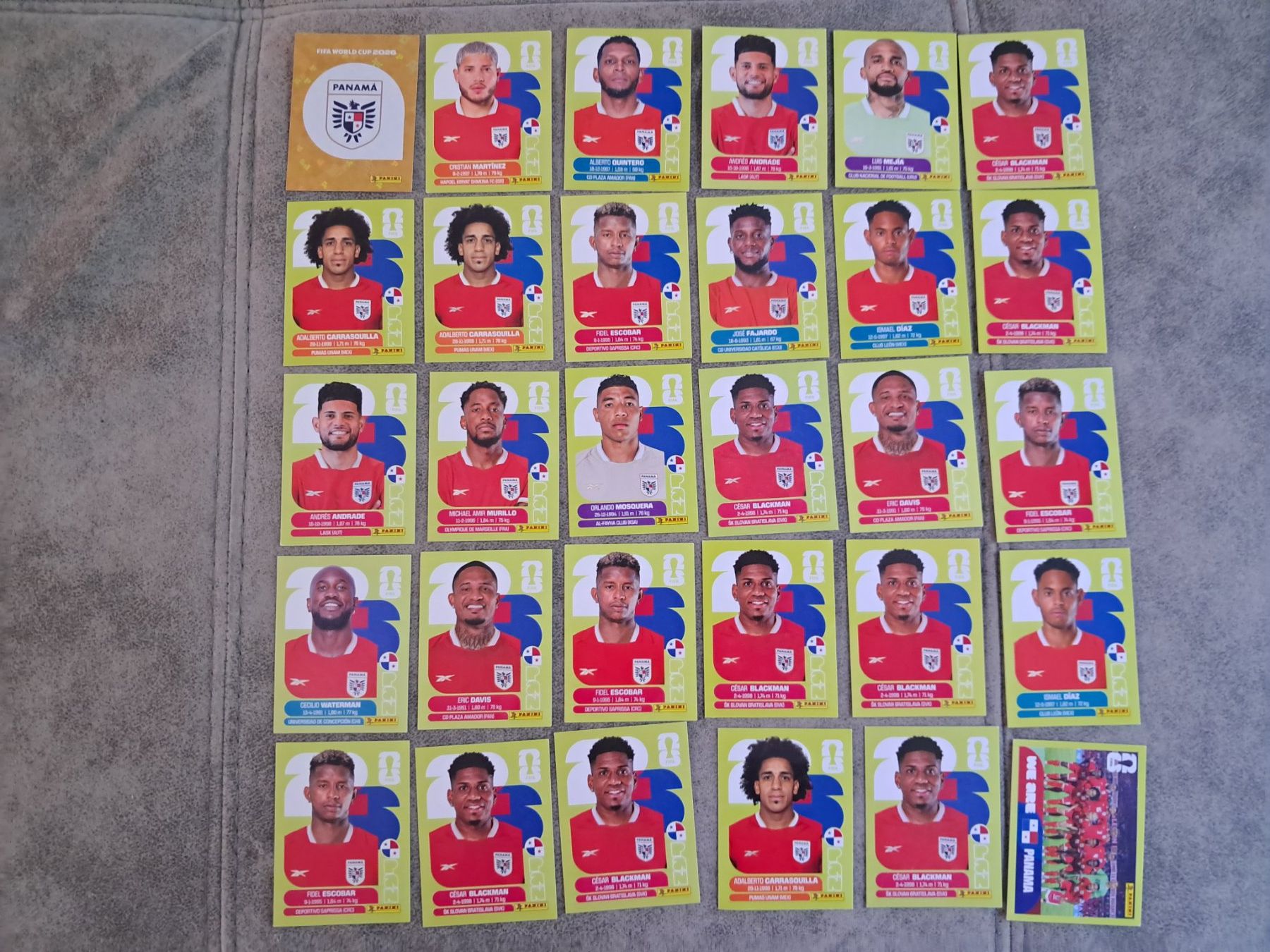 Panini Carte collezionabili: 30 Paninisticker 2026 / Panama – Nuovo (secondo la descrizione) da Weinfelden venduto da Da-ryn01