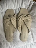 Massimo Dutti Sandales en cuir beige, taille 39, été!