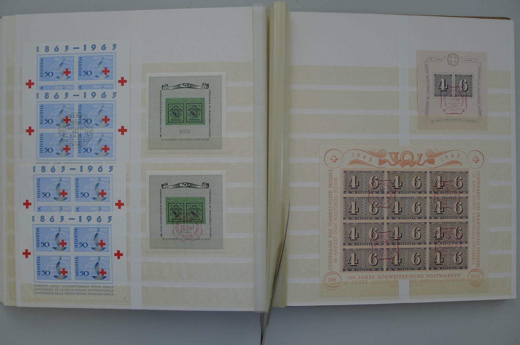 Alle Briefmarken: 1882-2007, Sammlernachlass in 6 Alben ab Stehende. FUNDGRUBE – Gebraucht aus Sursee von Luzernerraute 4