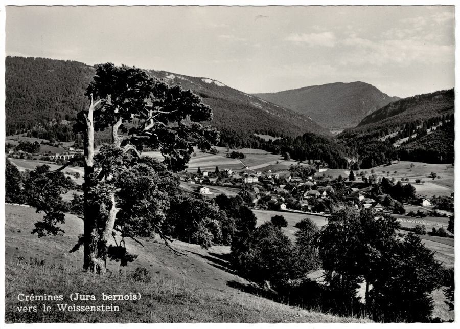 Cartoline postali: Crémines vers le Weissenstein, vers 1945-50 – Usato da Frauenfeld venduto da POML