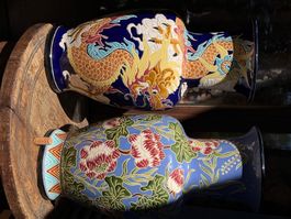 Lot 2 vases asiatiques