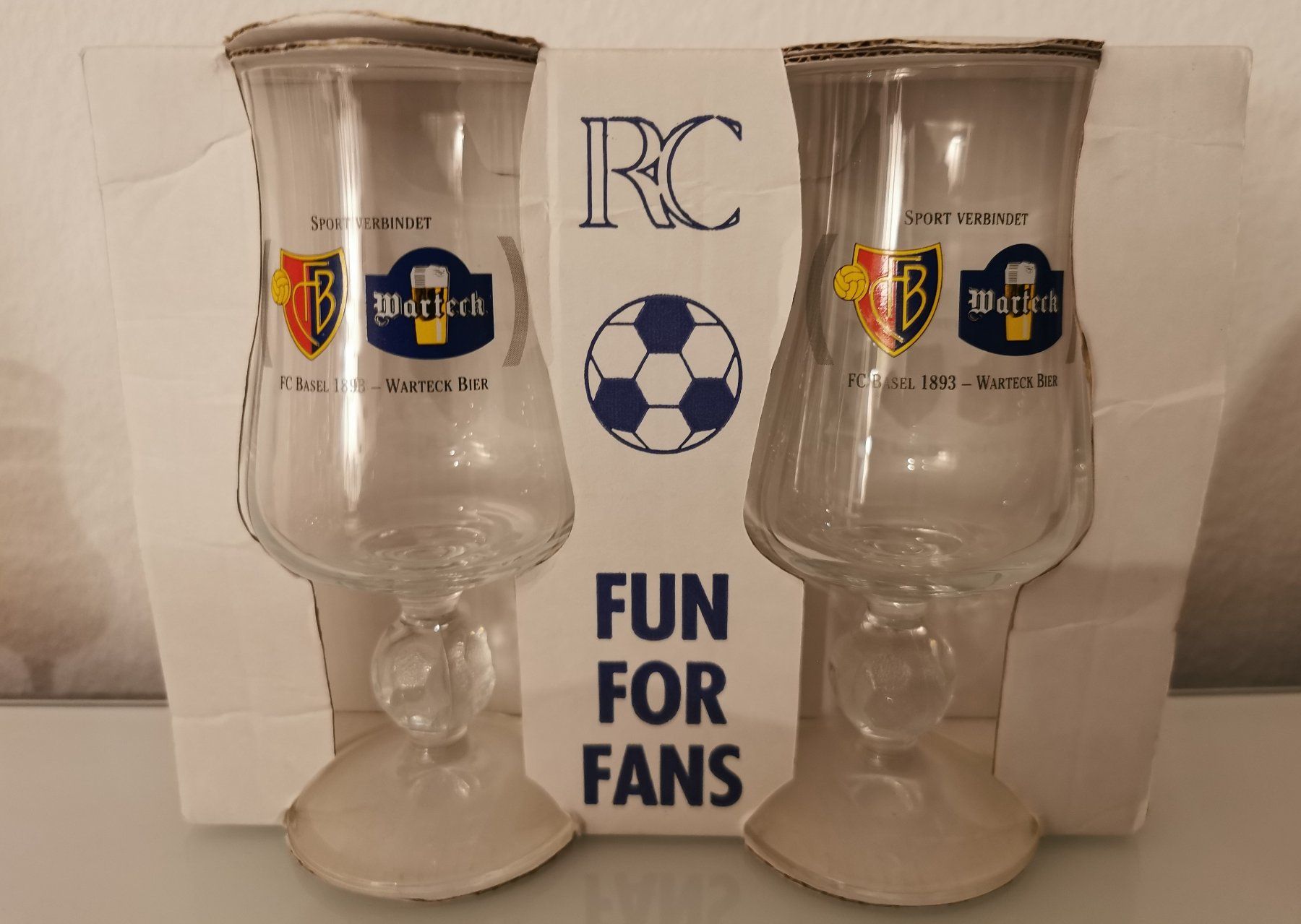 Gläser: FC Basel 1893 Biergläser Set 2 Stück NEU – Neu und originalverpackt aus Emmenbrücke von Herzog07 3