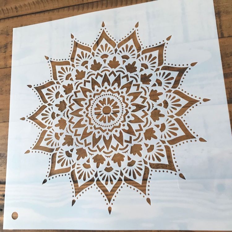 Grosse Mal-Schablone Mandala NEU | Kaufen auf Ricardo