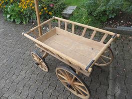 Nr. 10 Orginal neu restauriertes Leiterwägeli / Leiterwagen