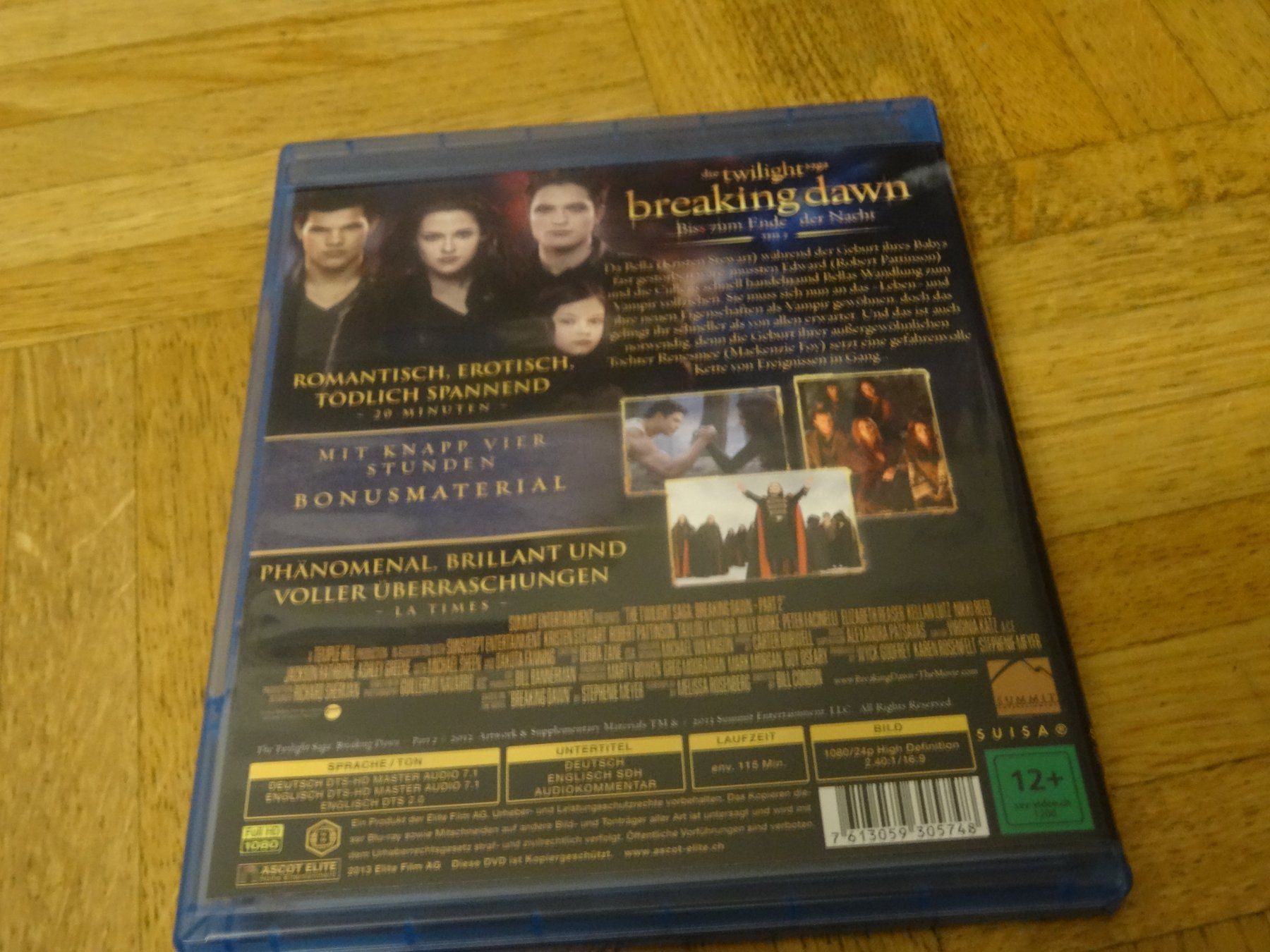 Alle DVDs: Twilight Breaking Dawn Teil 2 - Deluxe Fan Edition Blu-ray – Gebraucht aus Olten von Disc-Verkauf 2