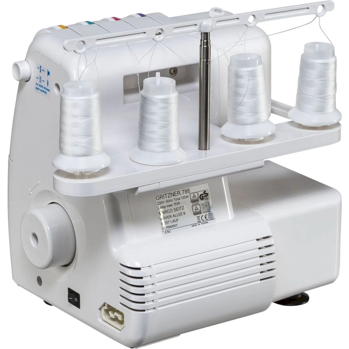 Macchine da cucire: Gritzner 788 Overlock Nähmaschine – Nuovo e nell'imballaggio originale da Bottighofen venduto da zaap 2
