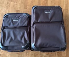 2er Set Kappa Reisetaschen braun mit Rollen Koffer Top
