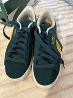 Puma Suede Teams II, Gruen/Gold, Gr. 37.5, Top Zustand! (58)