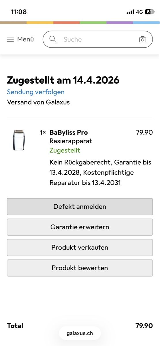 BaByliss Rasierapparate & Rasierklingen: BaBylissPRO FOILFX02 Rasierer  – Gebraucht aus Niederdorf von leirbag 7