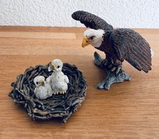 SCHLEICH - Weisskopfseeadler mit Jungen 14634 + 14635