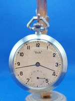 Vintage TRIB', Edelstahl Taschenuhr