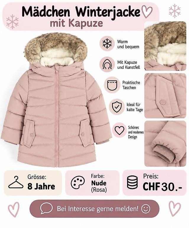 Giacche & Cappotti: Verschiedene Mädchenjacken  8 Jahre – Nuovo e nell'imballaggio originale da St. Gallen venduto da EllyM. 1