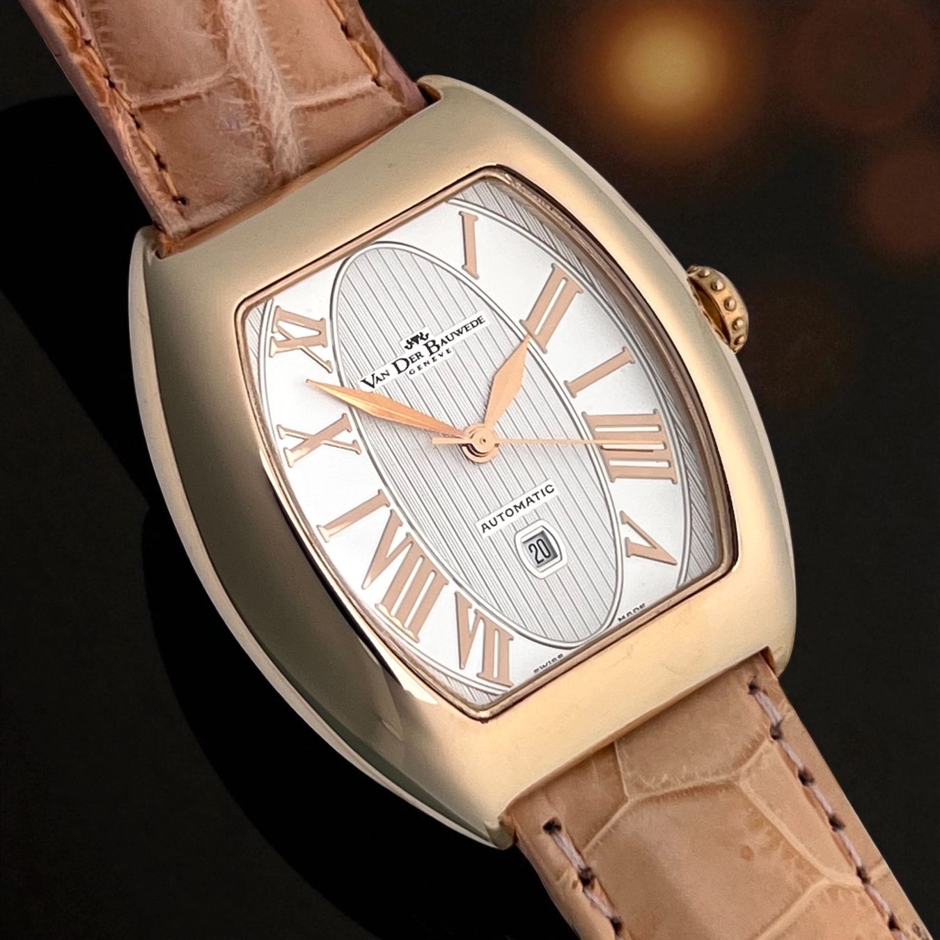 A. Lange & Söhne Uhren: Van Der Bauwede Magnum Massive 18K Rose Gold Automatic – Neu und originalverpackt aus Morges von 24time 8