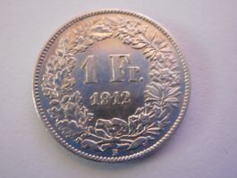 1 Fr. 1912 silber  unz