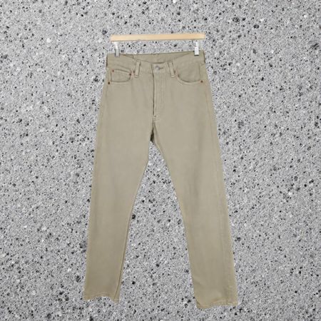 Levi's 501, Made In USA, Beige, W30 L32