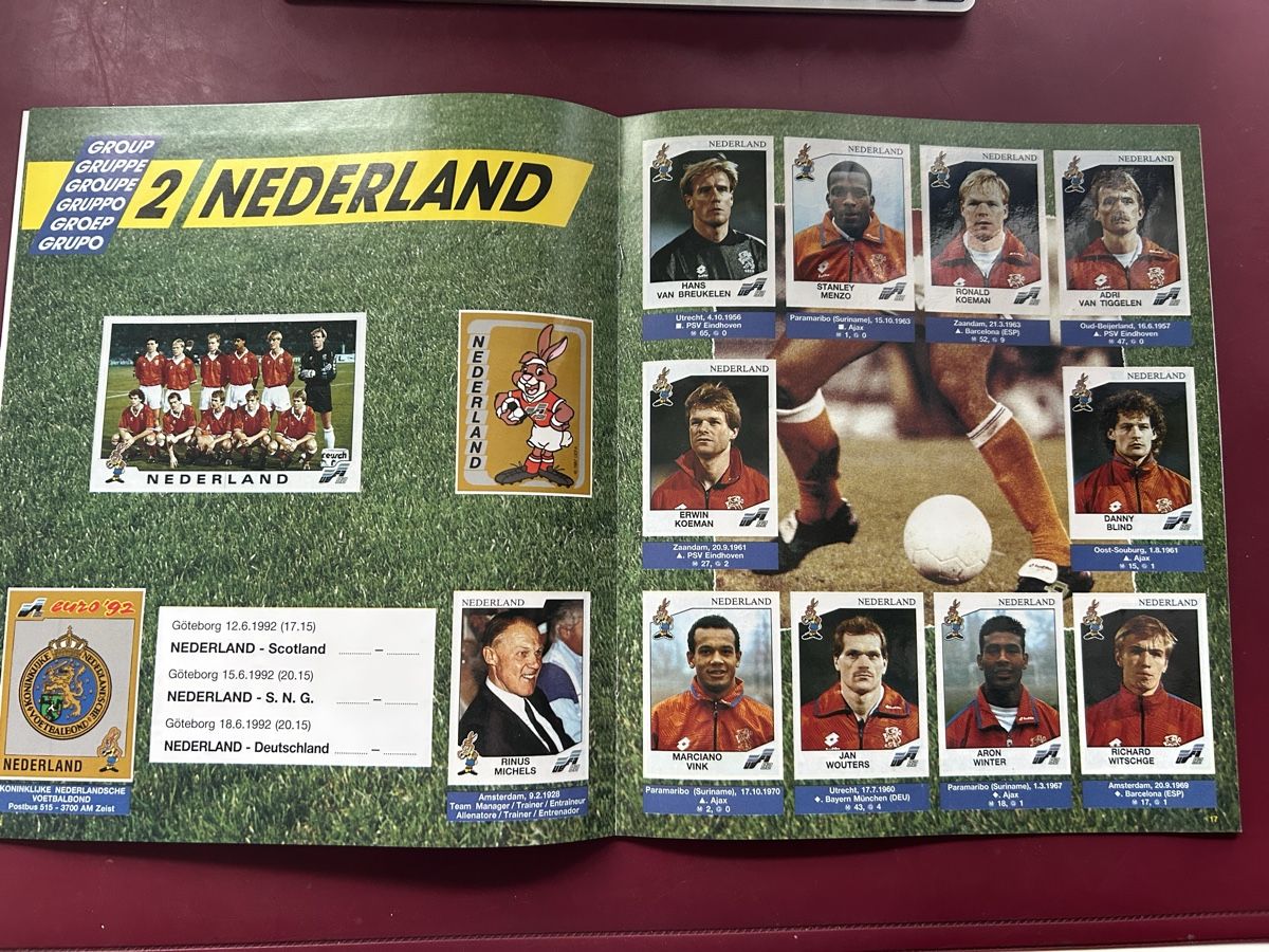 Panini Album: Panini Album Em 1992 Druckversion – Nuovo (secondo la descrizione) da Binningen venduto da Flagello 3