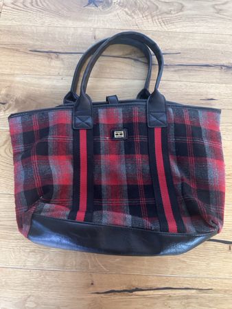 Handtasche Tommy Hilfinger Karomuster
