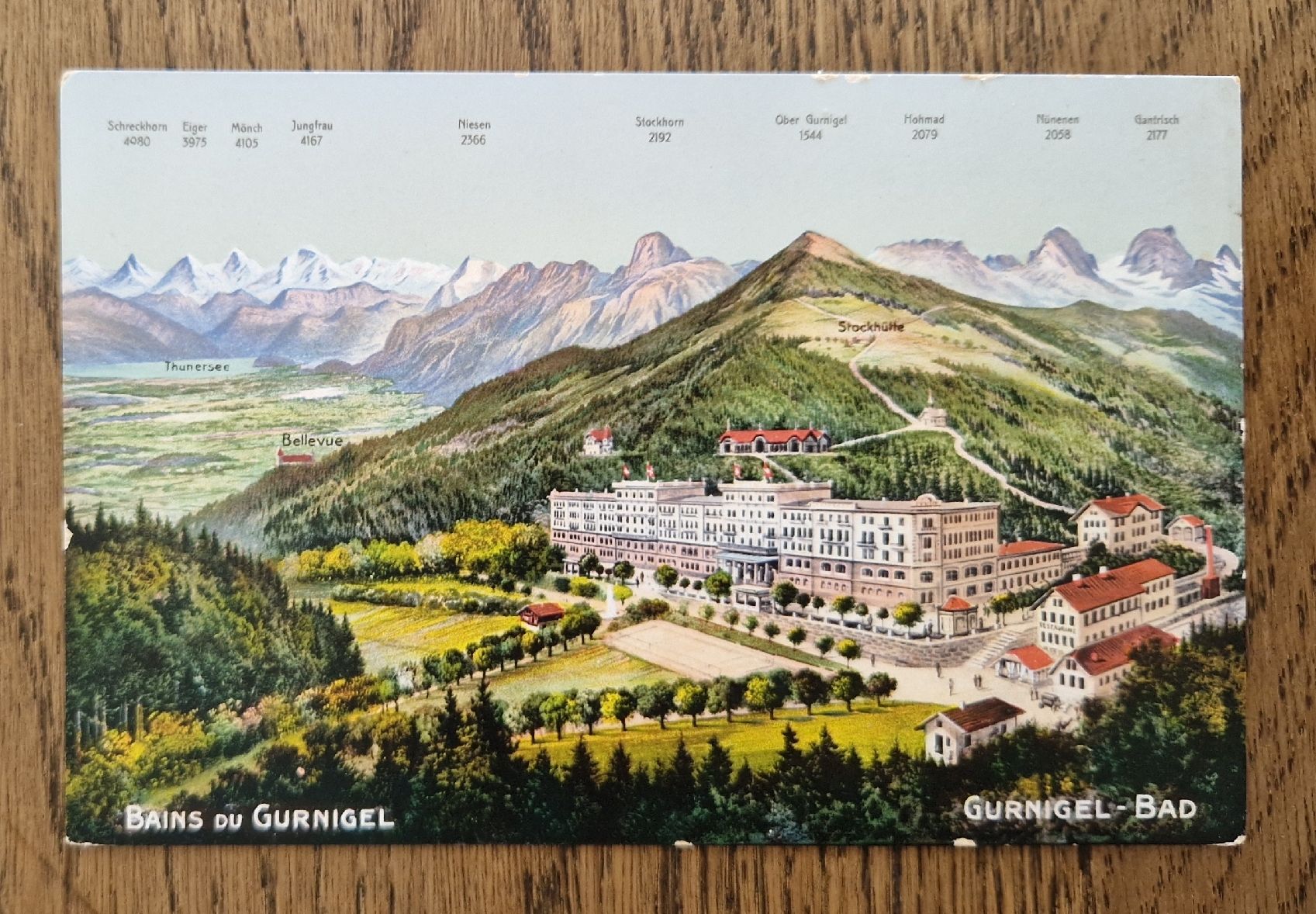 Cartoline postali: Gurnigel-Bad – Usato da Ebikon venduto da Donar50